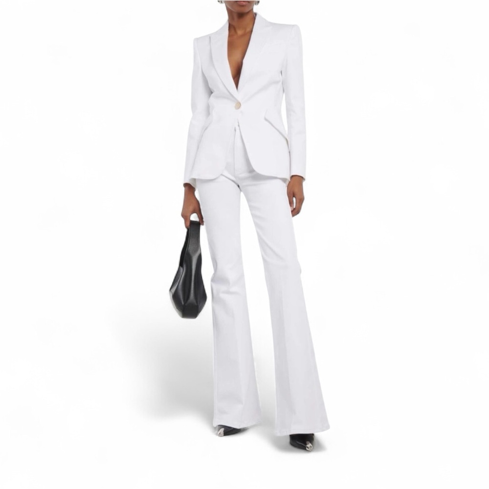 Alexander McQueen High-rise flared jeans
